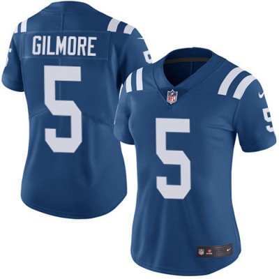Nike Indianapolis Colts #5 Stephon Gilmore Royal Blue Team Color Women's Stitched NFL Vapor Untouchable Limited Jersey